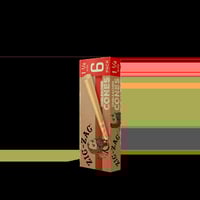 ورق زيق زاق ملفوف جاهز ( 6 اوراق ) / بني