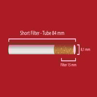 انابيب سجائر تعبئة - [ 100 سيجارة فارغة ] - فلتر ا...