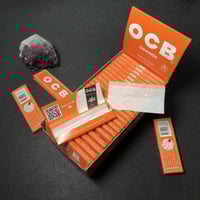 دفتر ورق او سي بي برتقالي - مقاس وسط 1 1/4