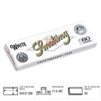 ورق سموكنج أبيض ريجسترادا مقاس وسط 1 1/4