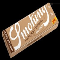 دفتر ورق سموكينق ثينيست براون - مقاس وسط 1 1/4