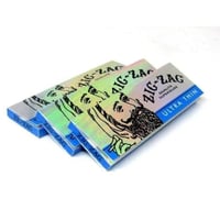 دفتر ورق زيق زاق الترا ثين سماوي - مقاس وسط 1 1/4