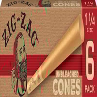 ورق زيق زاق ملفوف جاهز ( 6 اوراق ) / بني