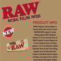 دفتر ورق راو اورقانيك رول 5 متر