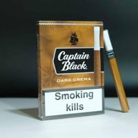 كابتن بلاك / دارك - مقاس وسط ( 8 سيقار ) + فلاتر