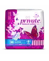 برايفت فوط صحية بالاجنحة ٣٠ فوطة