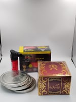 مجموعة 3 بخور درهم مع بخور رشيدية مع علبة فحم 60 ح...