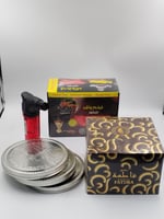 مجموعة 3 بخور درهم مع بخور فاطمة مع علبة فحم 60 حب...