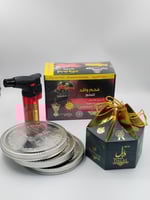 مجموعة 3 بخور درهم مع بخور دلال مع علبة فحم 60 حبة...