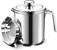 وعاء فلتر زيت 1.3 لتر مع فلتر شبكي بمشبك