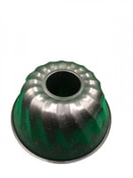 قالب كيك كبير اسود نافورة منقط