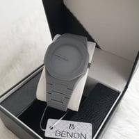 بينون كاربون مطفي رمادي نقش