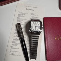 طقم ساعه وقلم كارتير