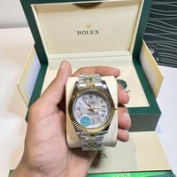 رولكس ارقام عربي اطار ذهبي