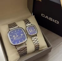 طقم كاسيو تصميم المملكة -نسائي ورجالي (ازرق)