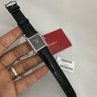 ساعة كارتير تانك لويس جلد