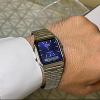 كاسيو دبل تايم ازرق