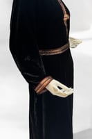 فستان شعبي مع حزام