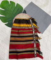 وزرة لون احمر سيم