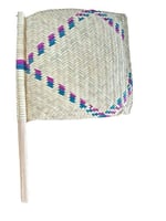 مروحة يدوية من الخوص