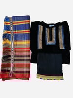 طقم تراثي لون ازرق