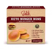 كيتو خبز برجر 4 حبات 200جم