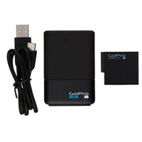 شاحن بطارية قوبرو مزدوج مع بطارية لكاميرا HERO7 /...