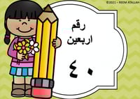 عرض بوربوينت للاطفال عن الارقام جاهز مميز لرقم ارب...