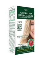 صبغة الشعر الدائمة من الأعشاب 8N أشقر متوسط 135مل