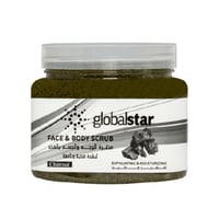 صنفرة للوجه والجسم بالفحم من جلوبال ستار 500مل