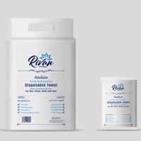 فوط استخدام مرة واحدة 80*160 من ريفان 25 قطعه