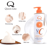 لوشن فيتامين سي لترطيب وتفتيح الجسم من كوين لاين 4...