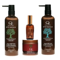 مجموعه بزيت الأرجان المغربي خالي من السولفات من كو...