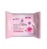 مناديل مبللة منعشة بخلاصة الورد من كير لاين - 25 م...