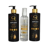 مجموعة للعناية بالشعر بالكيراتين من كوين لاين