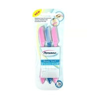 بيرسونا بيوتي تاتش شفرات حلاقة للوجه والحواجب - 3...