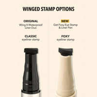 قلم تحديد العيون 2 في 1 جيت فوكسي آي لون اسود من ش...