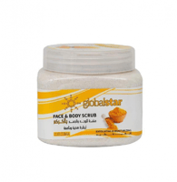 جلوبال ستار صنفرة للوجه والجسم بالكركم 500 مل