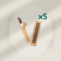 (5 مباخر مع العود المروكي )