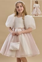 فستان اورجنزا تركي 3 - 9 سنوات