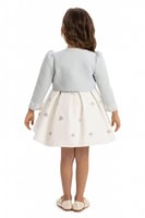 فستان مواليد تركي بجاكيت 6 - 24 شهر