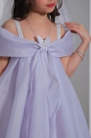 فستان بناتي مع طوق من 2 الى 6 سنوات