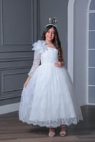 فستان بناتي سهره 4 - 14 سنة