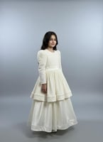 فستان بناتي سهره شتوي 4 - 14 سنة