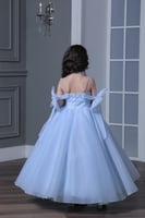 فستان بناتي بجيبون فخم 2 الى 11 سنه