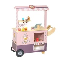 عربة الايسكريم الخشبية