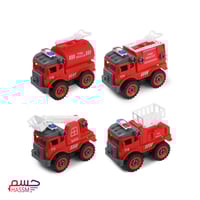 نموذج سيارة الاطفاء ( قطعة واحدة )