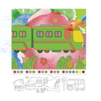 دفتر تلوين المواصلات