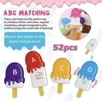 ايسكريم الاحرف التعليمية