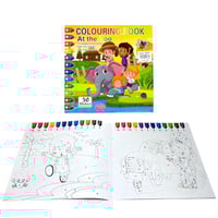 دفتر تلوين مع ملصقات